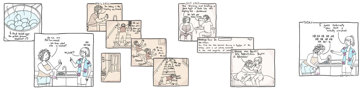 geegeecomics's tweet photo. I broke my butt… read a #comic about it🤷‍♀️ https://t.co/OnypHTyq6T