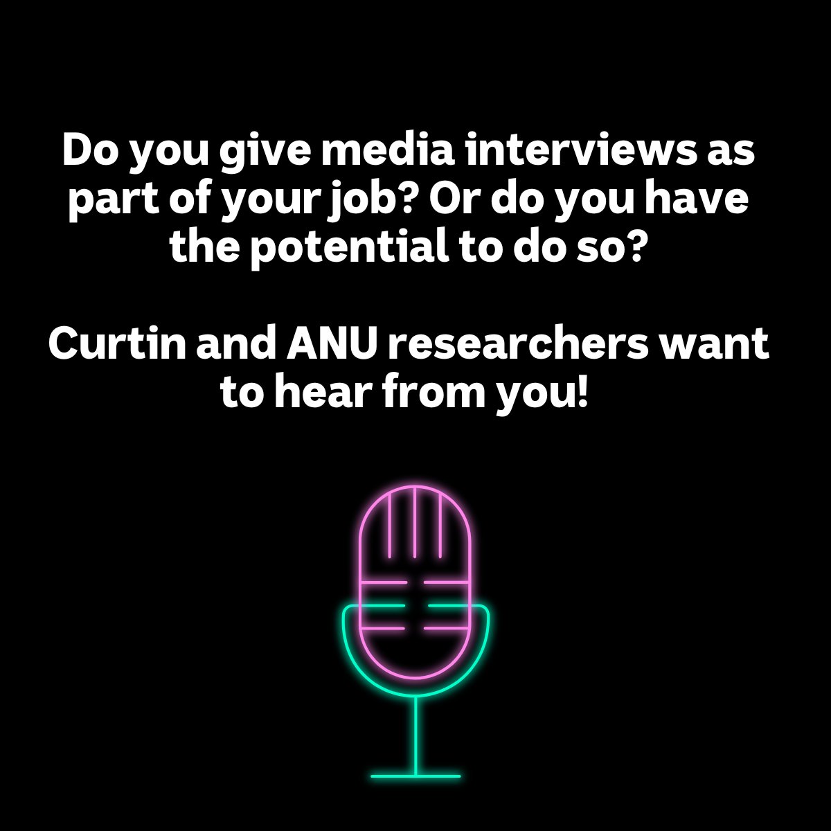 Academic friends, I know many of you do media interviews. We want to hear about your experiences. Please support our research via the survey below and retweet! <a href="/tamaleaver/">Tama Leaver (on hiatus)</a> <a href="/wishcrys/">wishcrys</a> <a href="/BeckCassells/">Beck Cassells</a> 
anu.au1.qualtrics.com/jfe/form/SV_b9…