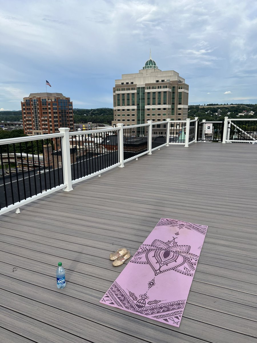 Rooftop Yoga. <a href="/aroundalbany/">Around Albany</a>
