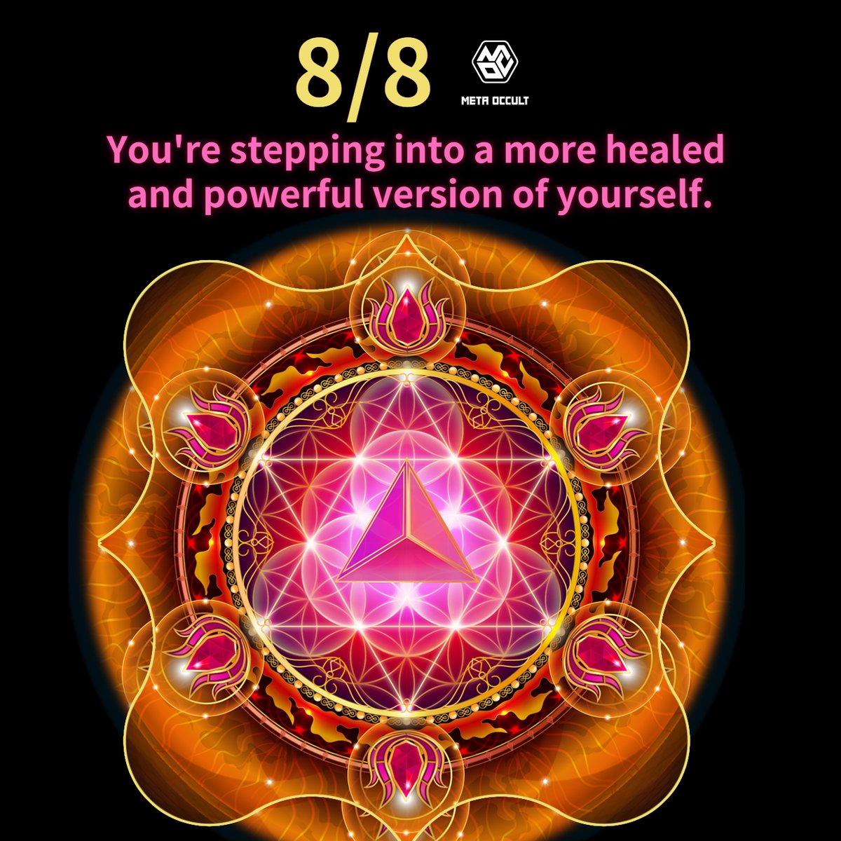MetaOccult's tweet image. #DailyBlessing  ✨8/8✨to affirm

You're stepping into a more healed and powerful version of yourself.