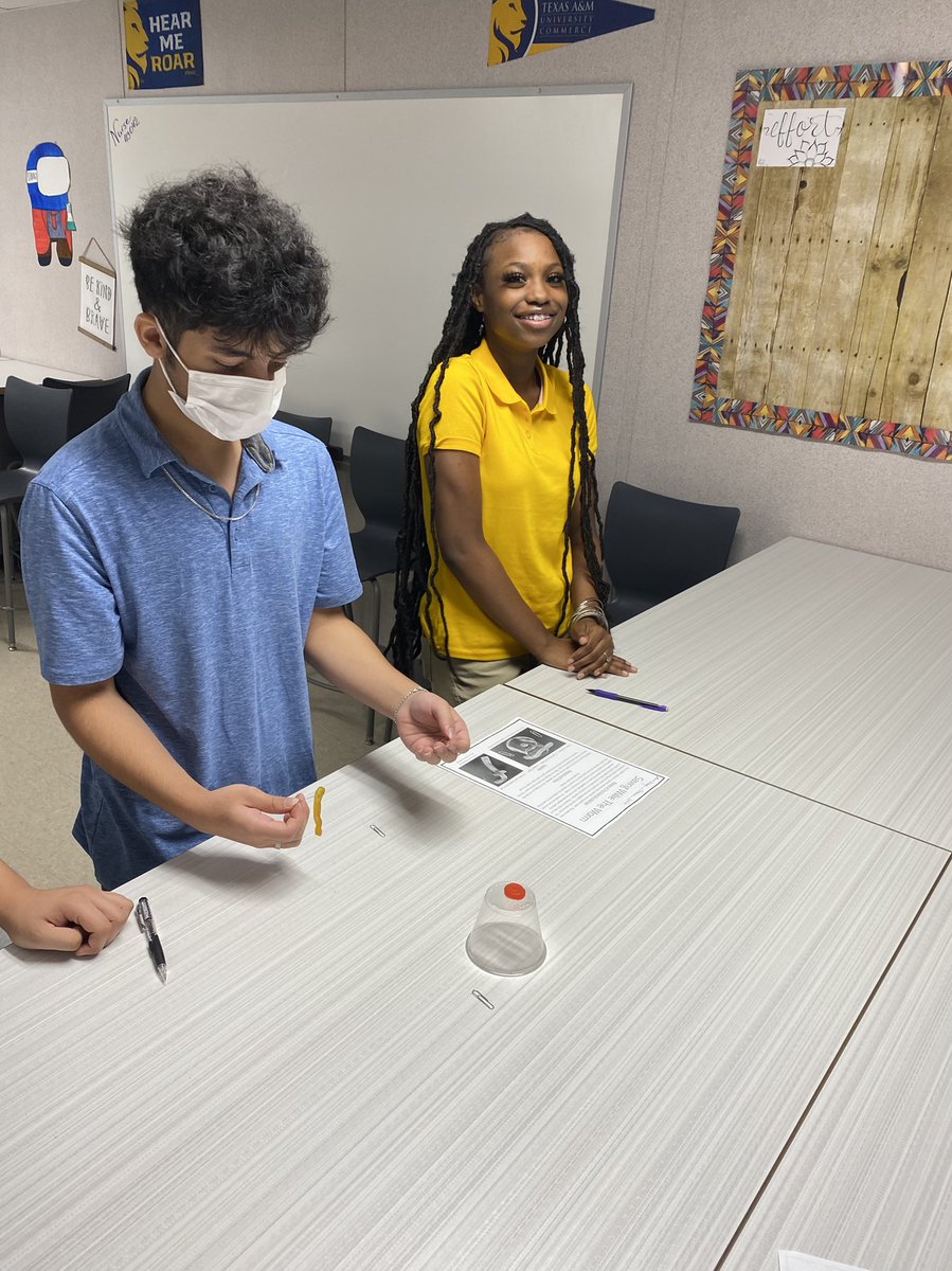 I love working at a school that believes in empowering students!! Students were challenged to use critical thinking skills to save “Willie tue Worm! #educate #exellence <a href="/NFHS_TrueNorth/">North Forney HS</a> @PrincipalJung <a href="/justinwterry/">Justin Terry</a>