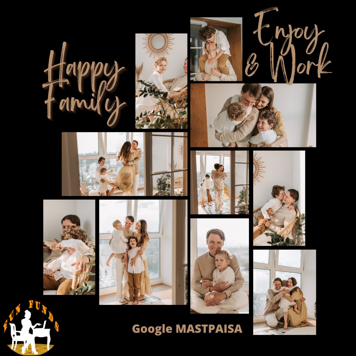 fun_funds's tweet photo. Life is enjoyable when you are with your loved ones.
Working at home has made it possible.
You can start your own.
https://t.co/koX28IPvnV
#mastpaisa #funfunds
#family #familyfun #familytime #familyfirst #life #enjoyablelife #comfortablelife
#workfromhome #enjoy #fun https://t.co/IhMZK01LEI