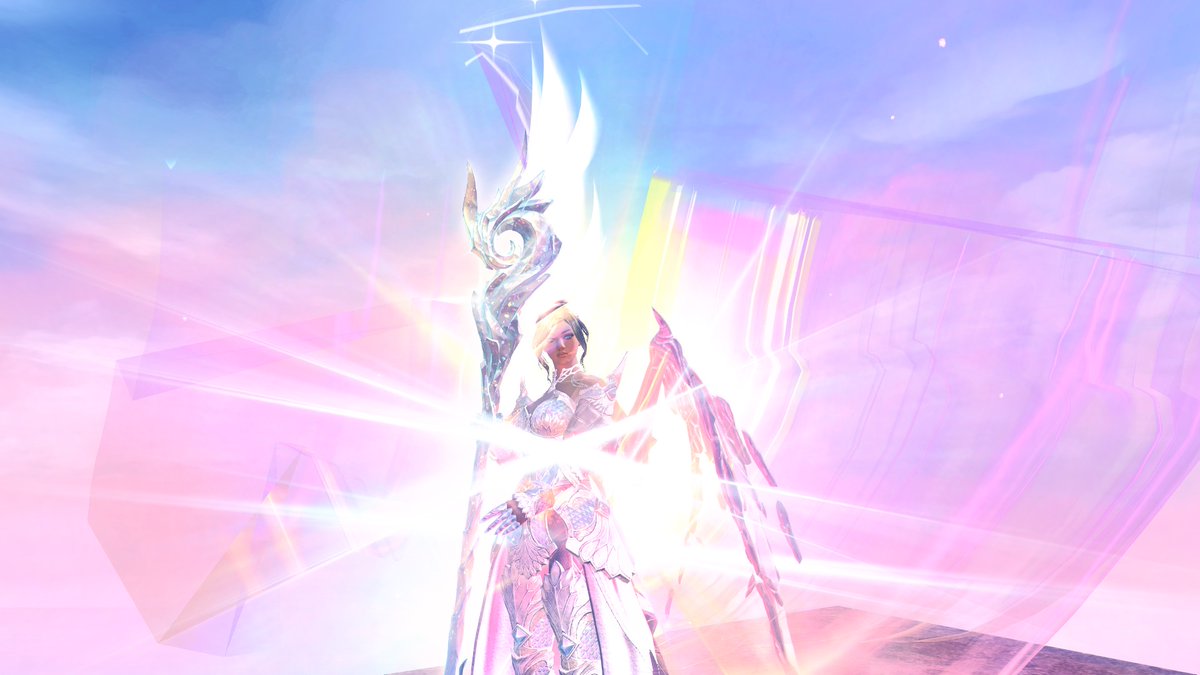 Psyciandra's tweet photo. @GuildWars2 Commander Lady Ræ would like to wish everyone at @ArenaNet a happy #TenYearsOfGW2! Thankyou for all the fun, laughs and tears. Here's to another 10! #GW2Sweepstakes https://t.co/FXJMnFkV6t