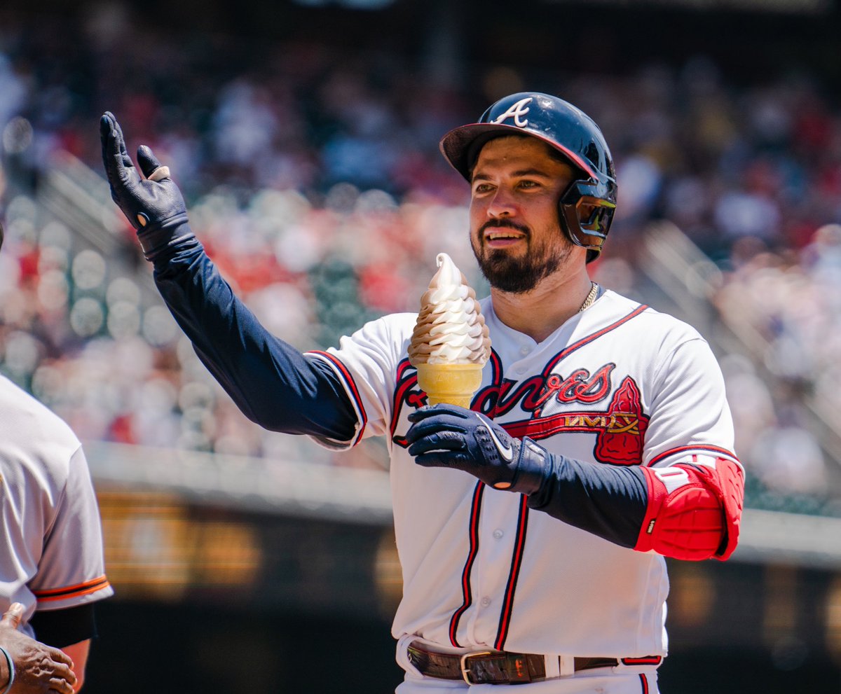Braves's tweet photo. “Lieutenant Dans, ice cream!!!” https://t.co/pxCjALOjTF