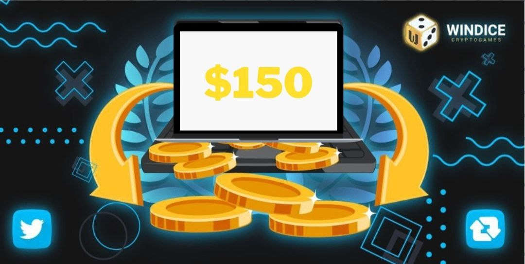 Bulls_Crypt0's tweet photo. $150 in 24 Hours

- RT and Follow @windiceio 

🎲Check Windice out: https://t.co/oeo0oLZV9b
Free DOGE daily contest , prizes and  giveaways 
-------------------

Draw Via @sweenpi https://t.co/hmYmiCM3Pb