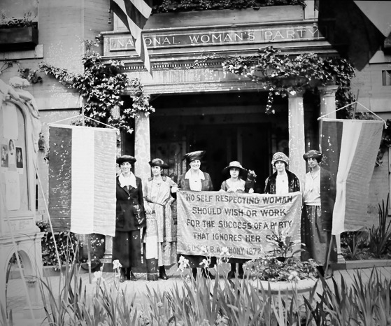 BeschlossDC's tweet image. "No Self-Respecting Woman
Should Wish or Work
For the Success of a Party
That Ignores Her Sex":