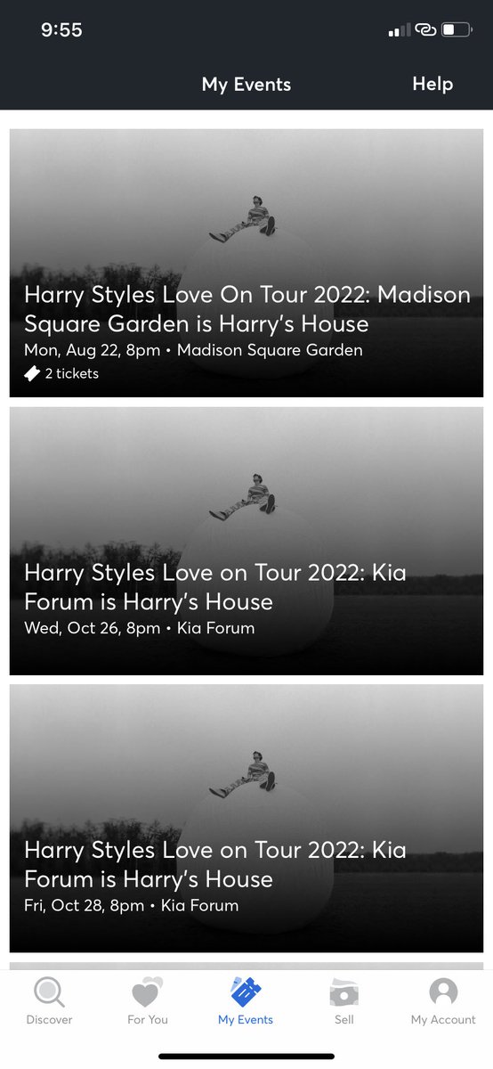 Selling two pit tickets 10/26 Harry styles Kia October 26