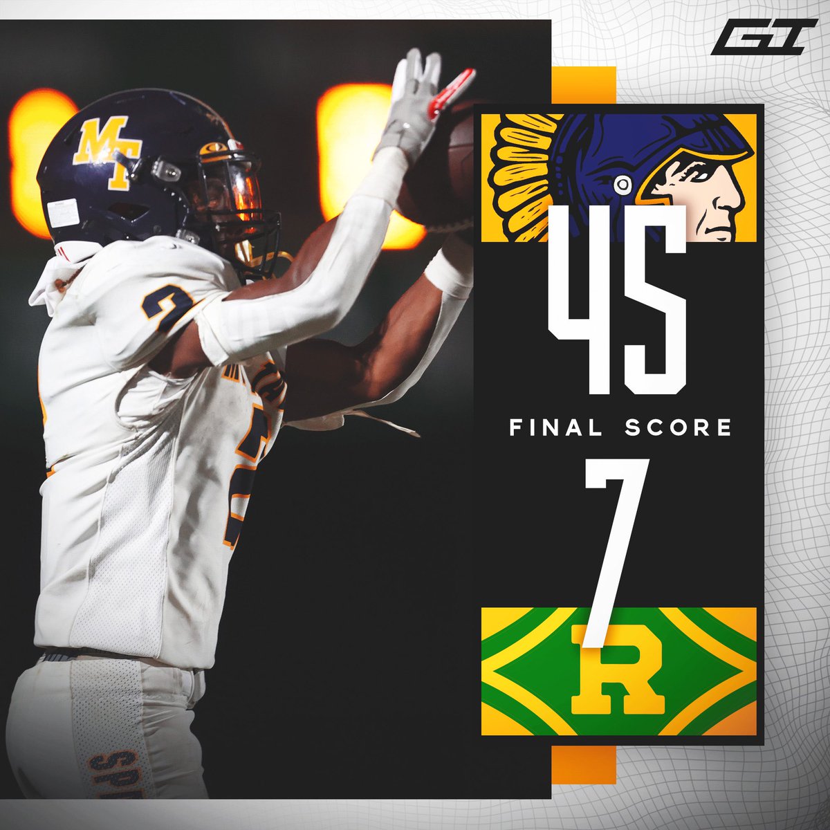 GameofInchesHSS's tweet photo. 🚨FINAL: @Tabor_City starts the season 1-0, stunning Richmond, 45-7, on the road🛣🏈#TriadFB 

➖@giocaesar4 scores 3 TDs on the night😤(@TaborFootball) https://t.co/Qn4SoD729E