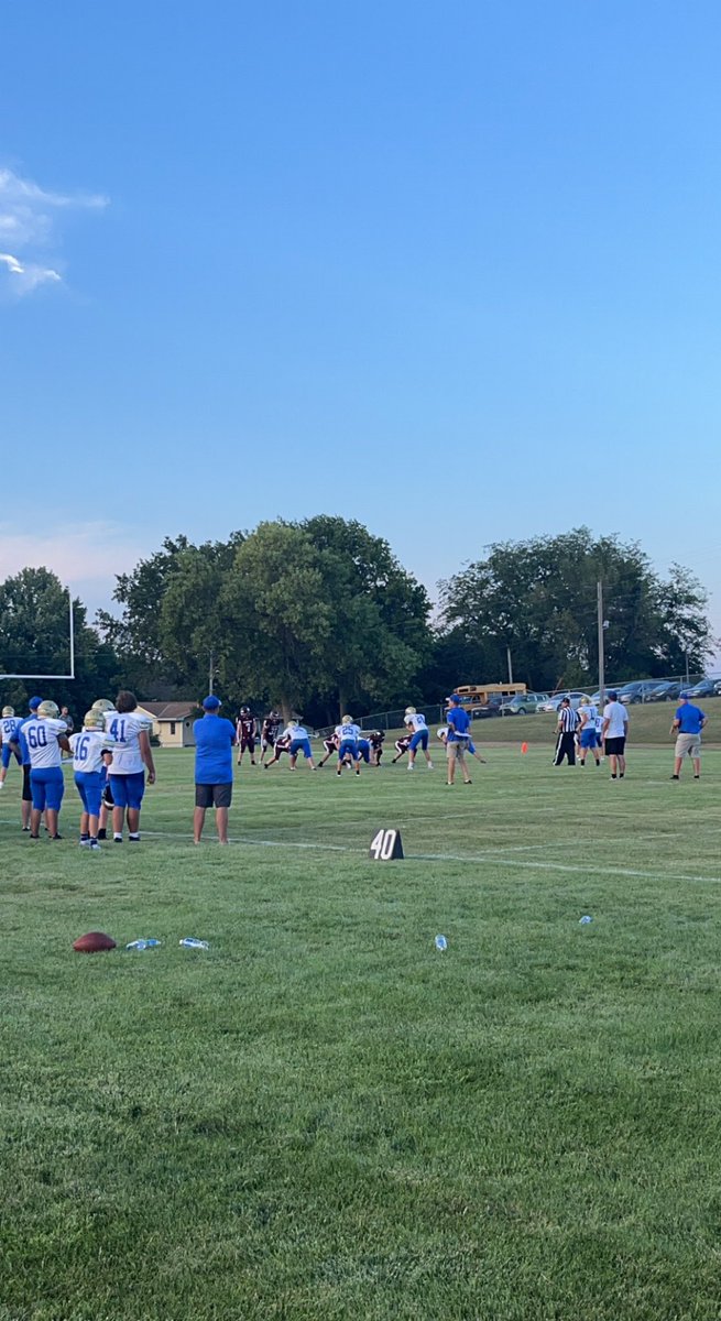 GRWildcatsAD's tweet photo. The Football Team got to see their 1st action tonight down in Exira. Coach Lensch & his staff are βBack in the Saddle Againβ #WERGR @GliddenRalston https://t.co/odPA6vyGoy