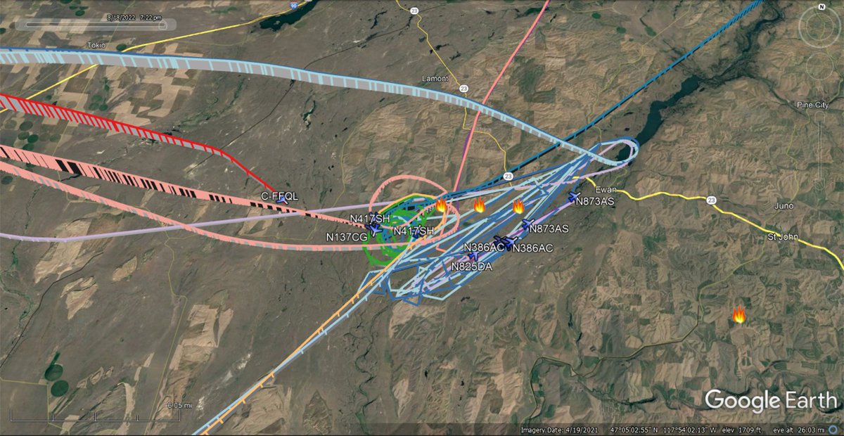 fire_feeds's tweet photo. 2/2 Additional Firefighting aircraft fighting the #WagnerRoadFire #Ritzville #WA
Aero-Flite
#SCPR260 #N389AC
#SCPR262 #N386AC
Aero Spray
#FB247 #N873AS
Conair Group
#TNKR543 #CFFQL
🇺🇸❤️🔥 https://t.co/Vr8vBslkHz