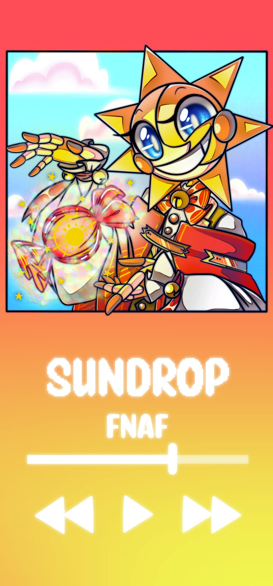 Download FNAF Sundrop Holding A Cross Wallpaper  Wallpaperscom