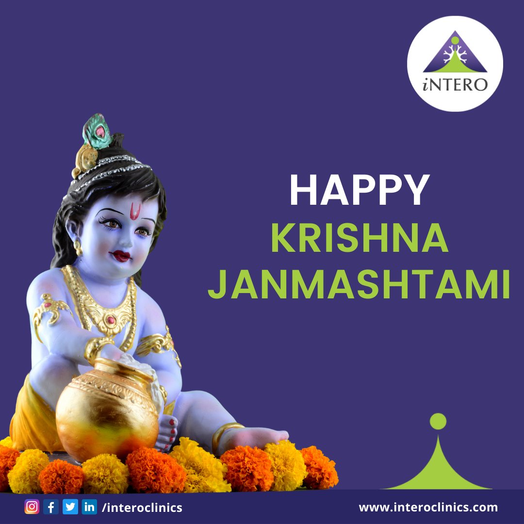 interoclinics's tweet photo. On the special occasion of Krishna Janmashtami, I hope that Lord Krishna will take away all of your worries and give you peace, happiness, and joy.
#krishnajanmashtami #krishna #radhakrishna #krishna #krishnastami #Krishna #Festival2022 #festivals #Intero #InteroClinics https://t.co/FEmKyVkaq8