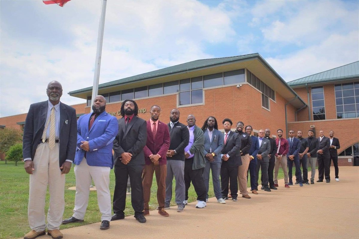 Representation Matters. Here at Cardinal Ritter College Prep, 40% of our staff are Black Males. #CRCP