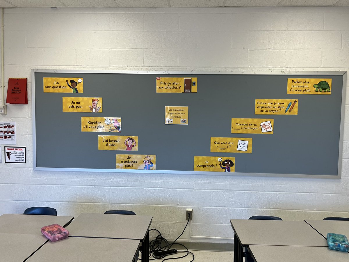 My room is kid ready for students on Monday. I am all French this year: levels 1, 2 and 3. Got to meet some of the freshmen today. Can’t wait to start the year!