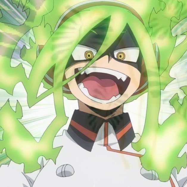 She's holding a match to the reader's hair.

"Haha, you're gonna be just like me!"