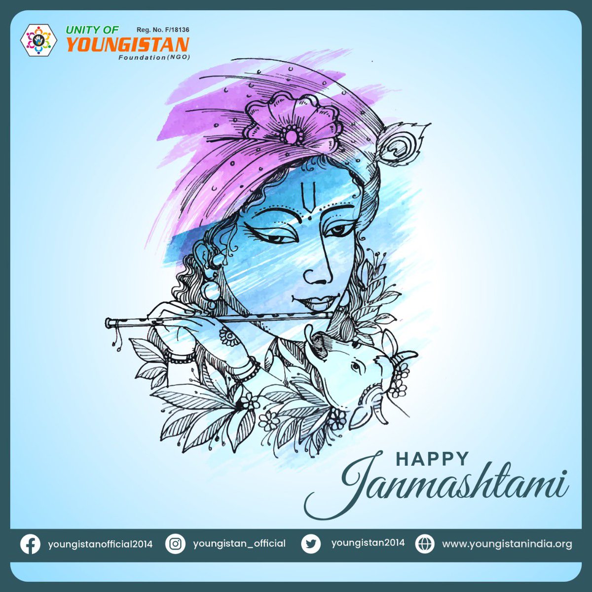 malakyoungistan's tweet photo. #happyjanmashtami https://t.co/DBY1Hrclqa