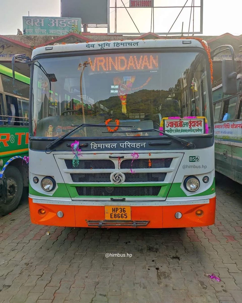AraaBhau's tweet photo. ज्वालाजी-ऊना-चण्डीगढ़-वृन्दावन
•• JAWALAJI to VRINDAVAN ••
Via: Nadaun-Dhaneta-Bangana-Una-Chandigarh-Panipat-KML
UNIT: Dehra
CLASS: Ordinary
#himbus #hrtc #himbusdehra #vrindavan #jawalaji #bankebihari #mathuravrindavan https://t.co/ljm5VYzpdP