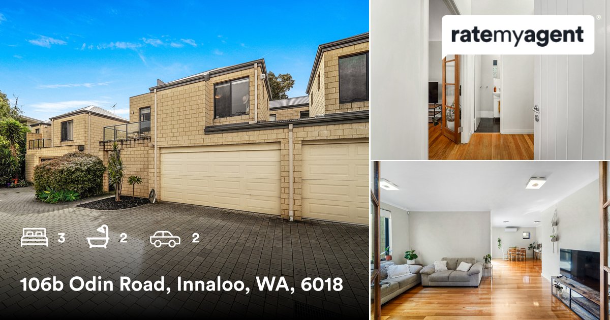 coreyadamson's tweet photo. 🛌 3 🛀 2 🚘 2
📍 106b Odin Road, Innaloo, WA, 6018

My latest listing on #RateMyAgent
https://t.co/mYPsJ4czi0 https://t.co/pRBnbijHH8