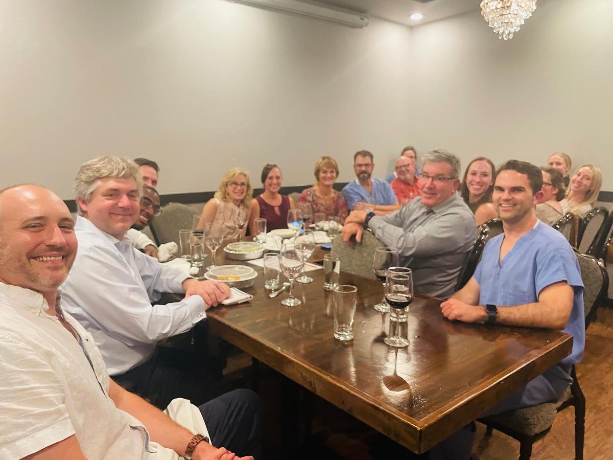 bswhvascular's tweet photo. A night full of great stories and wonderful memories. Celebrating the time that this giant in vascular surgery has given here in Temple, Tx. Best of luck at UTMB Dr. Bush https://t.co/pQX5q40gdn