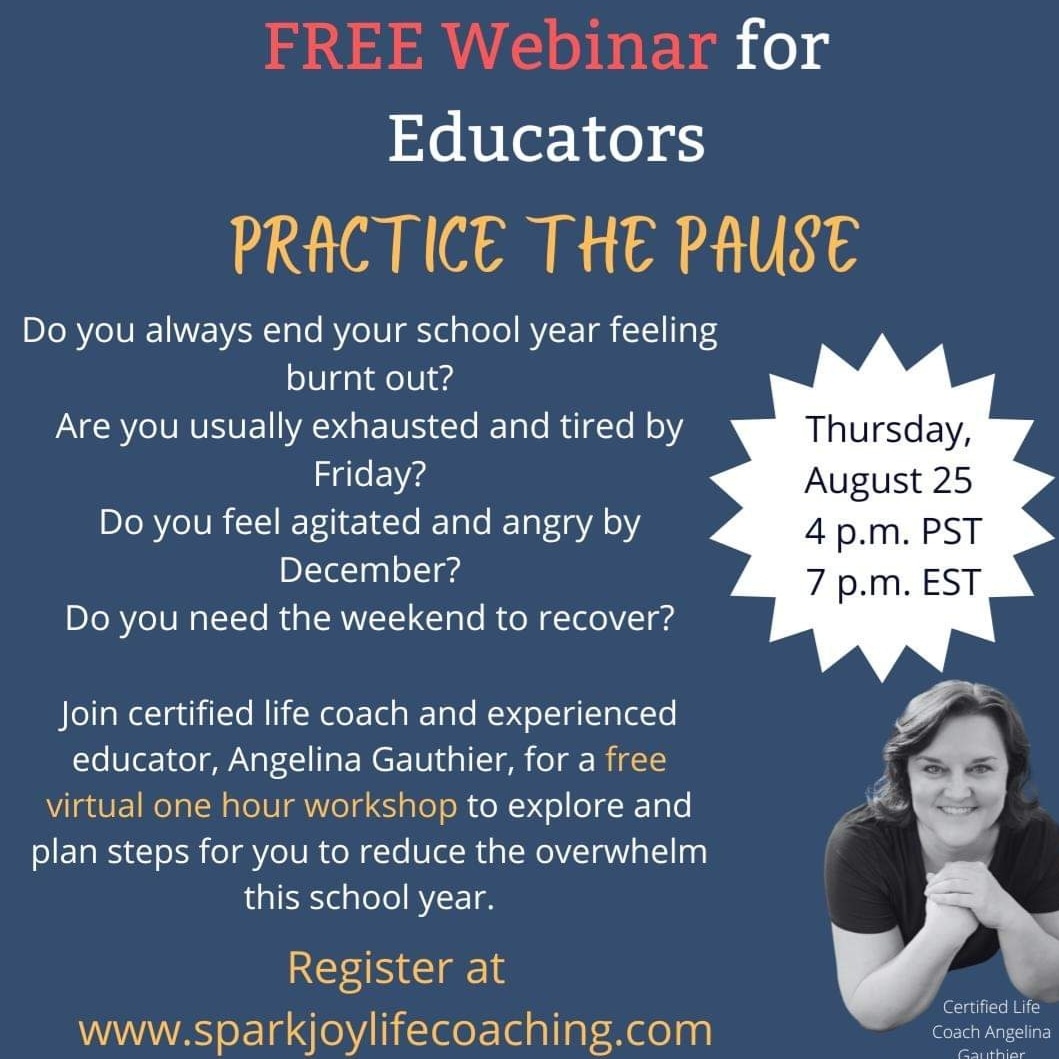 angelinagauthie's tweet image. #teachertwitter
#webinarforteachers #overcomeoverwhelm #teachersoftwitter