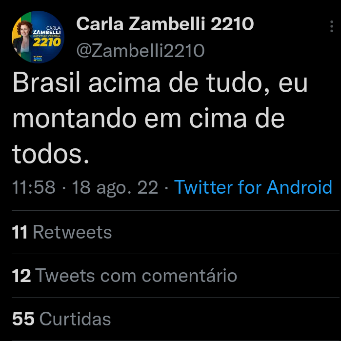 Nem esconde mais...kkkk

Chama de montaria na cara dura.

Bando de gado bolsogadistas chupanarista.

Toma, gado!