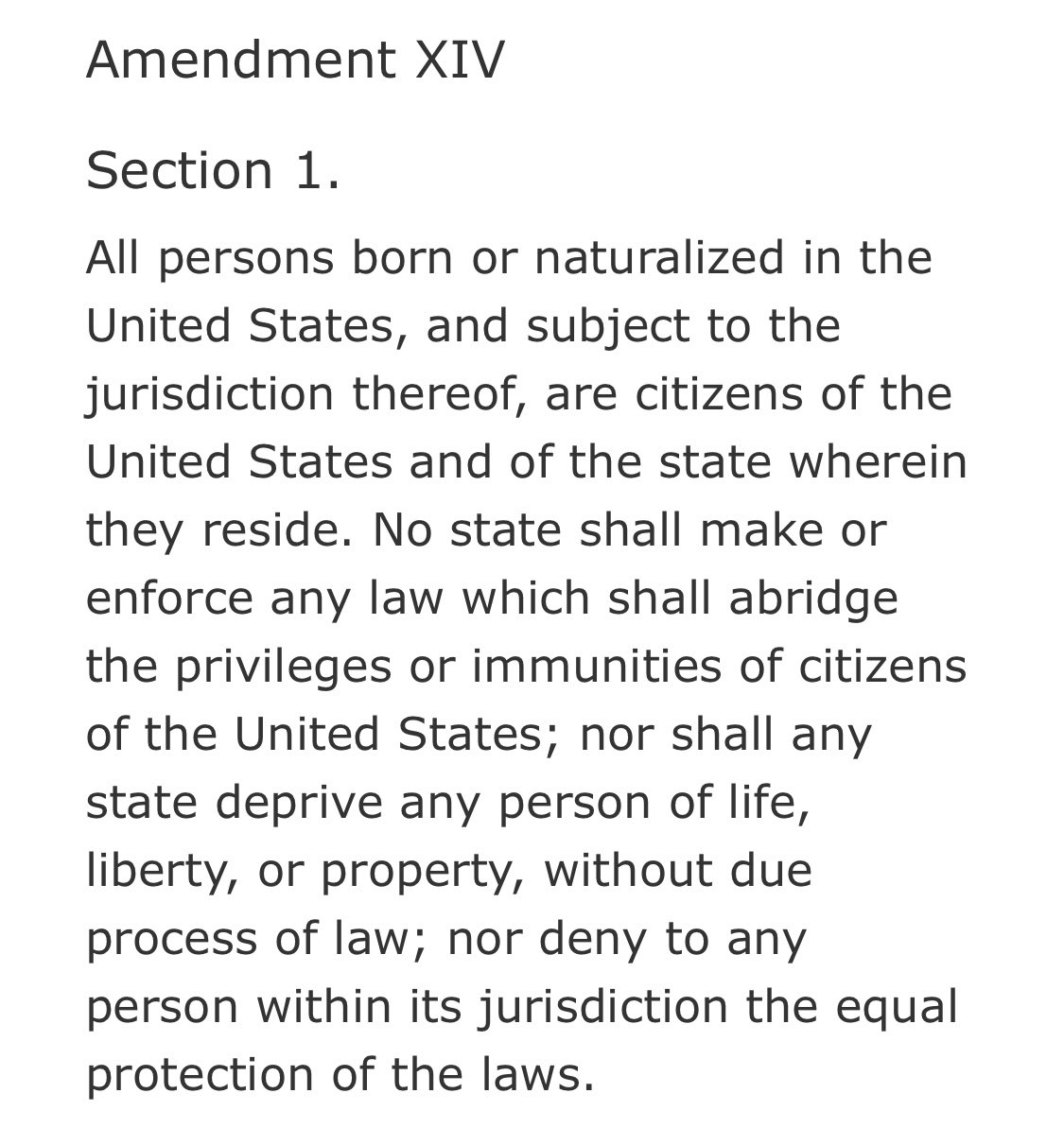 nycfreethinker's tweet photo. @KathyHochul Seems you’ve conveniently forgotten the 14th Amendment:
“No state shall make or enforce any law which shall abridge the privileges or immunities of citizens of the United States”
#EndTheMandates #Corrupt #Fraud #EmergencyIsOver #KickbackKathy https://t.co/4m4llwk6d2