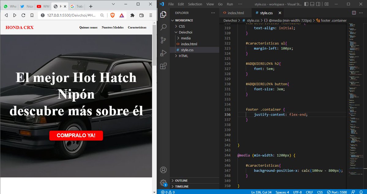 Dia 15 #100DaysOfCode, con esto doy fin a mi estudio de HTML Y CSS, voy a comenzar con mañana.

Gracias <a href="/deivchoi/">deivchoi</a> por tu "tutorial".