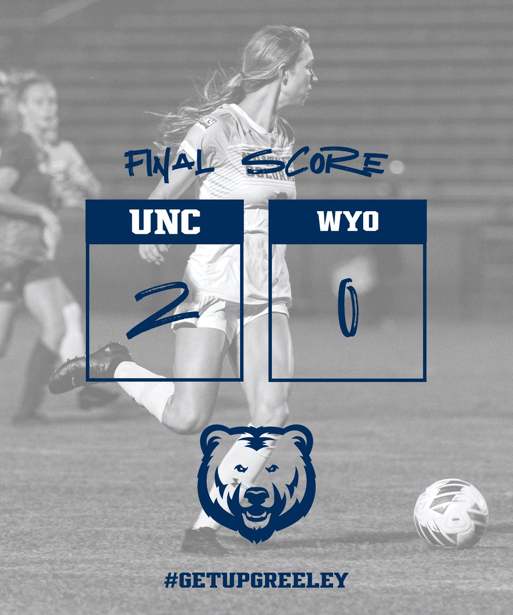 How 'bout them Bears?!?!🏆

#GetUpGreeley 🐻⚽️