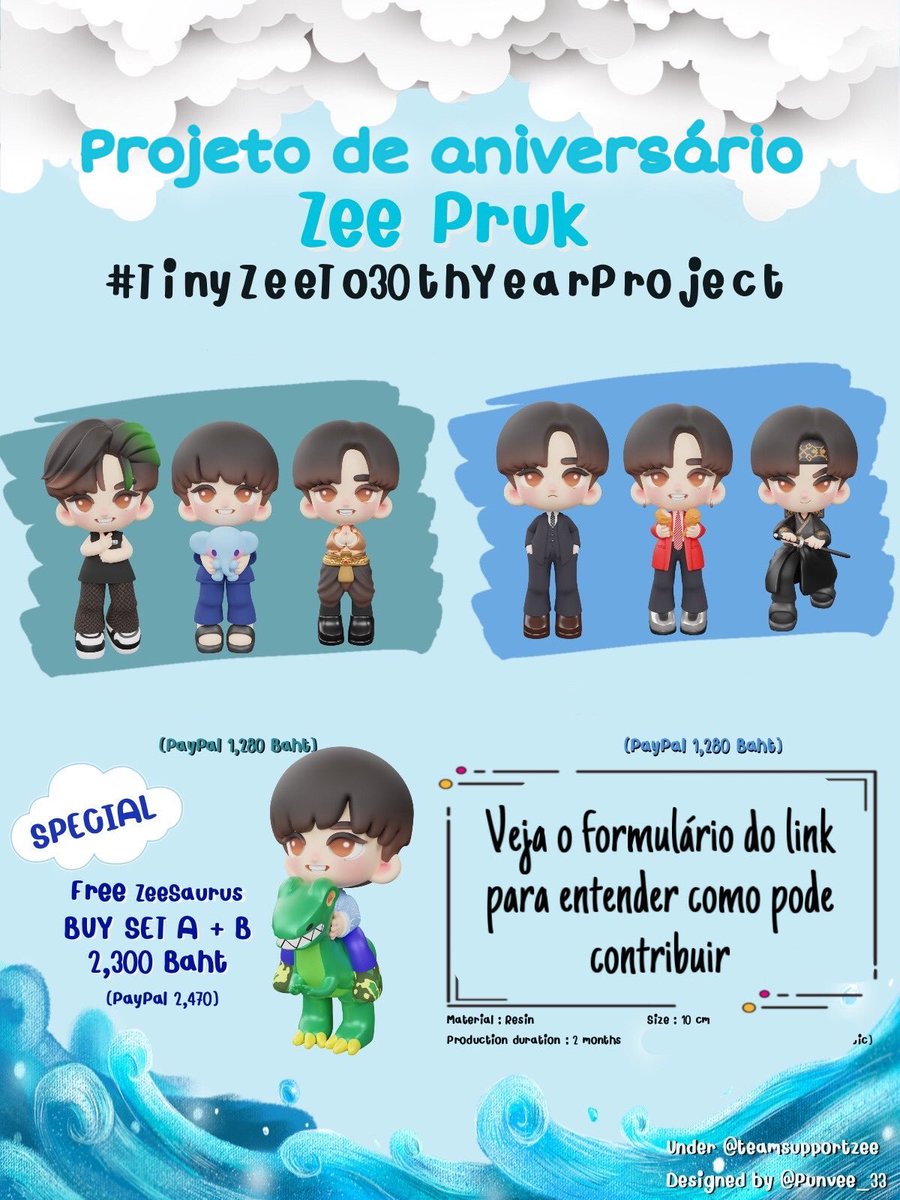 ZeePrukBrasil's tweet photo. [☀] O formulário para compra em grupo do projeto #TinyZeeTo30thYearProject  está aberto!
Este projeto é da @teamsupportzee 

Opa, também será possível contribuir com qualquer quantia para o BDay do Zee.

Link: https://t.co/0fXVyEBtMO
Prazo para participar: 28/08 às 13h

#ZeePruk https://t.co/APANKz5sjF