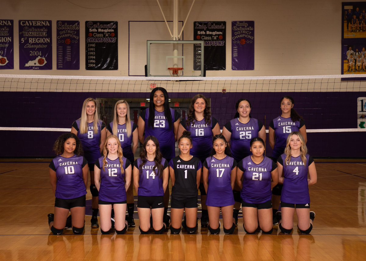 LexeeWilson's tweet image. 2022 Caverna Lady Colonel Volleyball 💜🏐