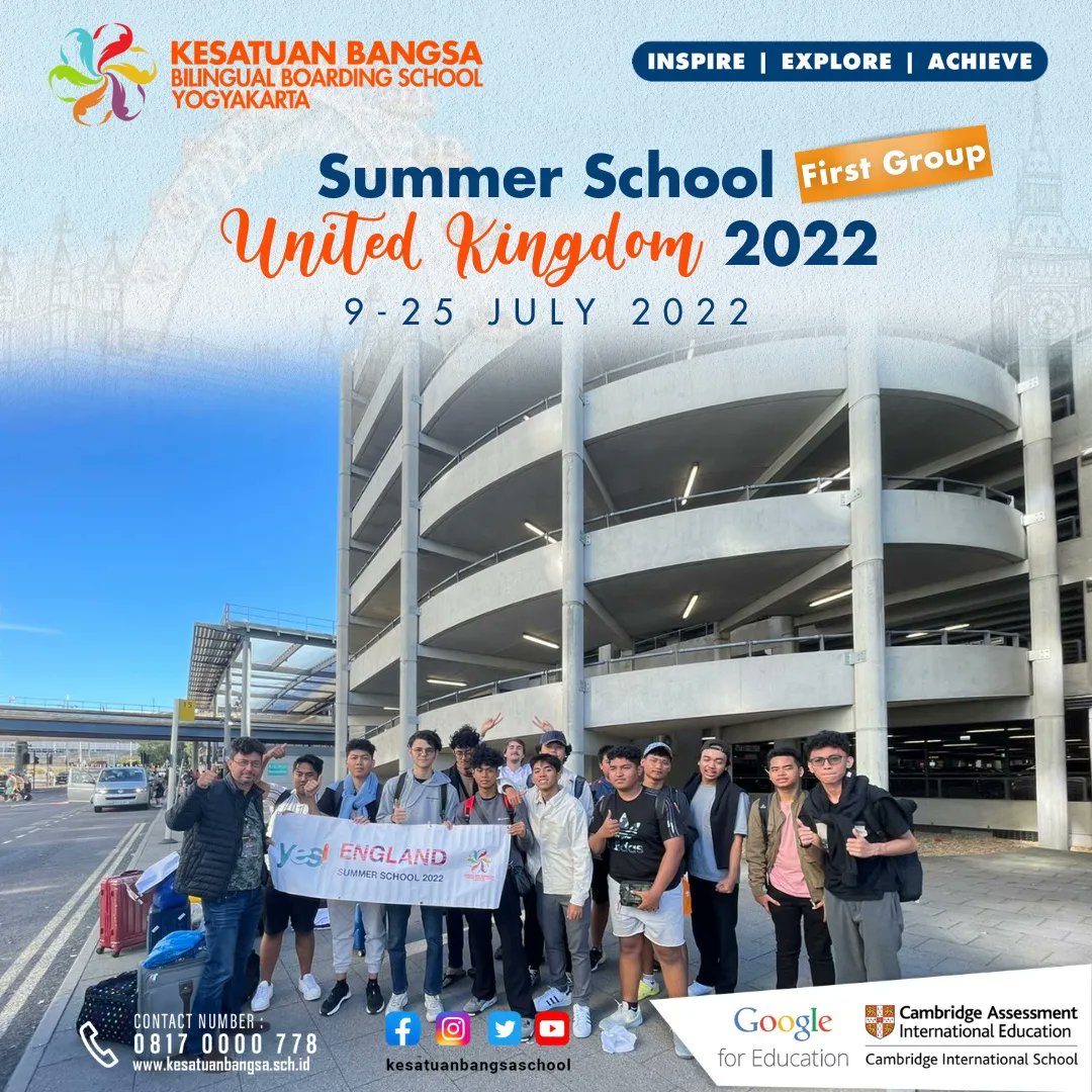 KesatuanBangsa's tweet photo. Perjalanan summer school kali ini bersama @praktiktours dan @yeschooluk 
Sampai jumpa di pengalaman-pengalaman luar biasa selanjutnya ❗❗❗

Apakah kamu ingin menjadi salah satu pesertanya? https://t.co/GBiIEpPDHj
