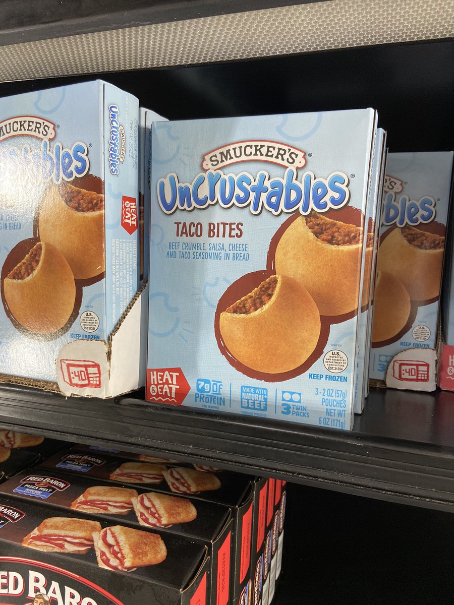 Just saw this at the store. Every day we stray farther from God’s light. #Uncrustables