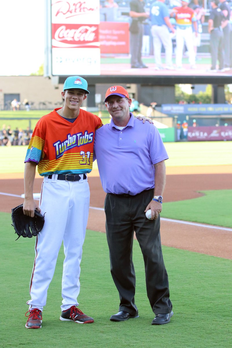 AndoverSchools's tweet photo. Thanks, @CUofAmerica and @WindSurgeICT, for a great night at the ballpark for our staff! Mr. Shawn Springer, principal at @PrairieCreek385, aced his first pitch! https://t.co/Cc659EKdmT