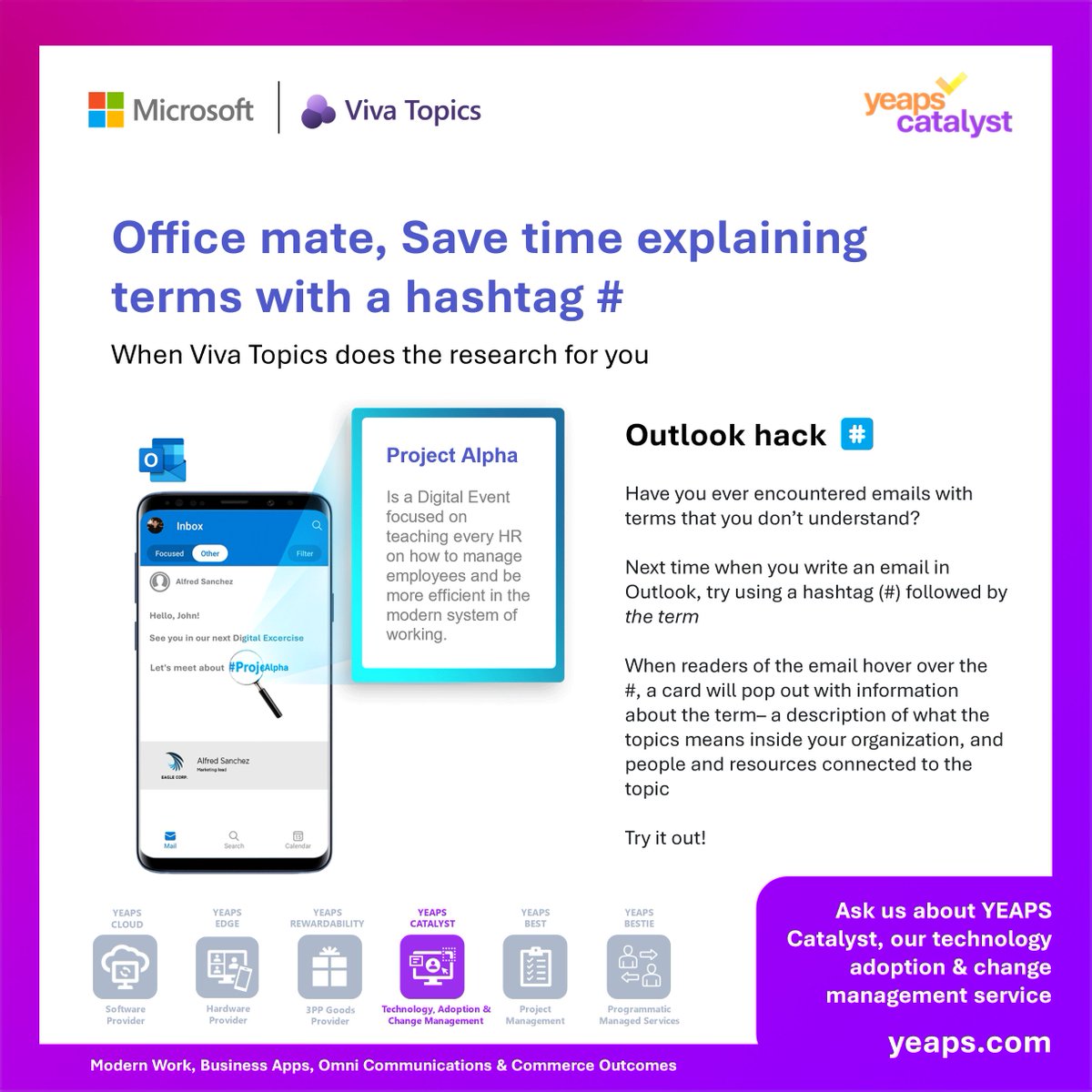 yeapscorp's tweet photo. Try this out in your next email #️⃣  

#DigitalTransformation #digitalacceleration #digitalimperative #employeeexperinces #digitalbusiness #modernwork #Office365 #Microsoft365 #MicrosoftViva #VivaTopics #Vivasuite #Outlook #Windows365 #hybridwork #philippines #asia https://t.co/Lz7PrzHBgr