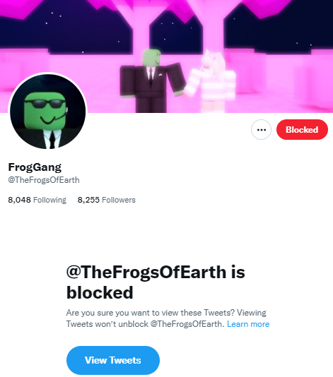 Theldiots's tweet photo. We blocked this idiot. Is this a big win? https://t.co/pgZ3FacKb1