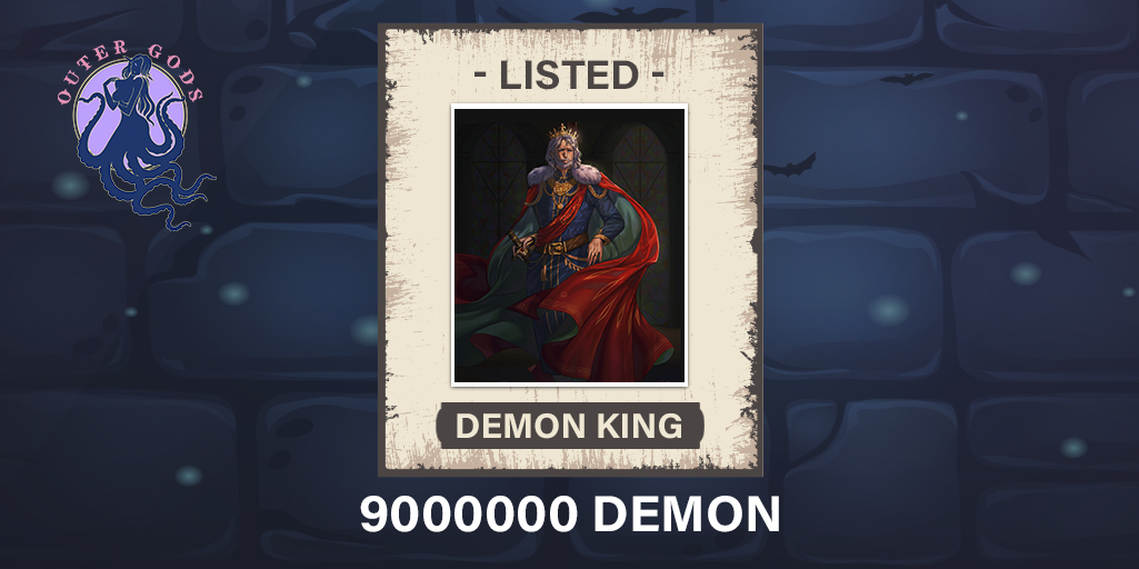 OuterGods_NFT's tweet photo. DemonX NFT (DEMON KING)👑is listed on @OuterGods_NFT Marketplace.

Visit OuterGods #NFTMarketplace 
⬇️⬇️⬇️
https://t.co/quFxzncDmu

#NFTs #GameFi @DemonEcosystem https://t.co/aB08faXpmm