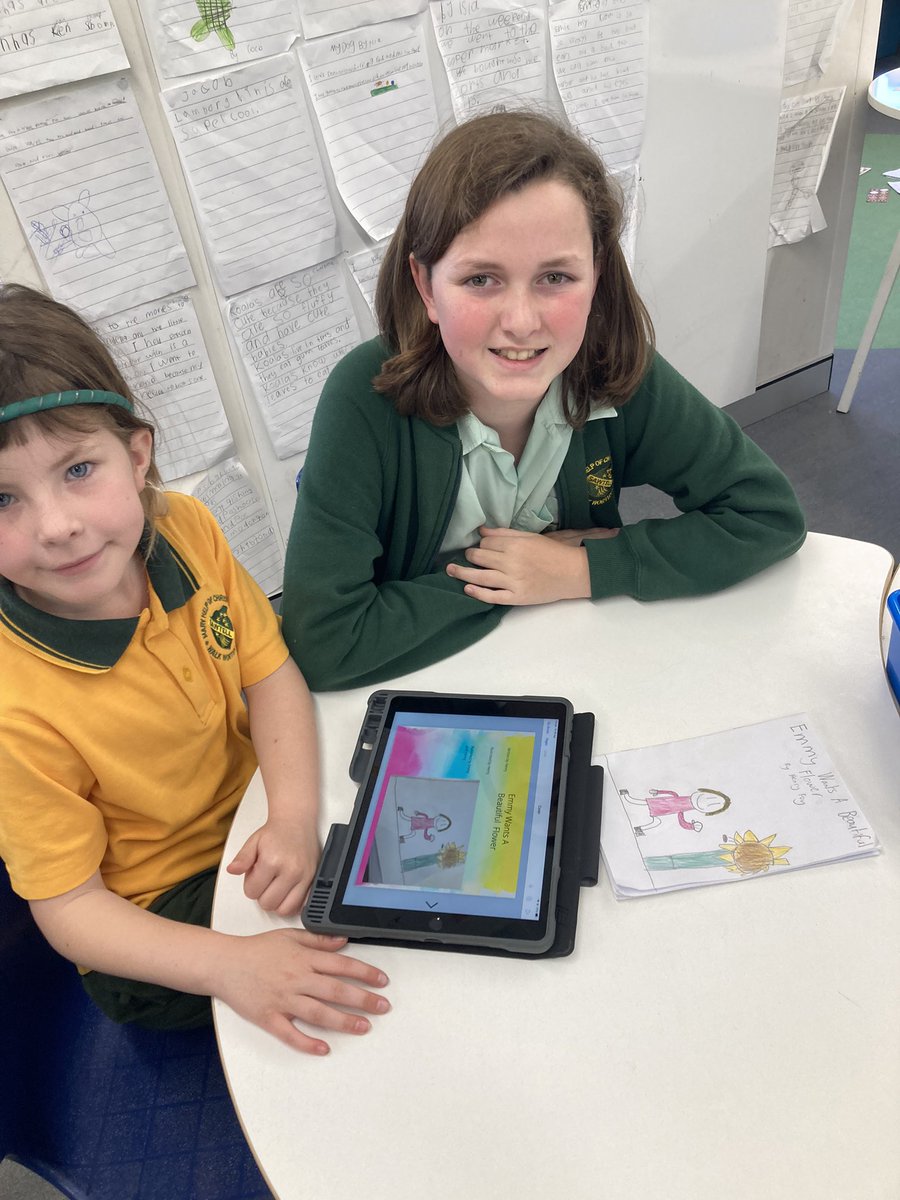 yr1derful's tweet photo. Our year 5 buddies wrote books for us. Over a few sessions we are publishing them into Book Creator on our iPads 😊 https://t.co/adtO39XQ8e