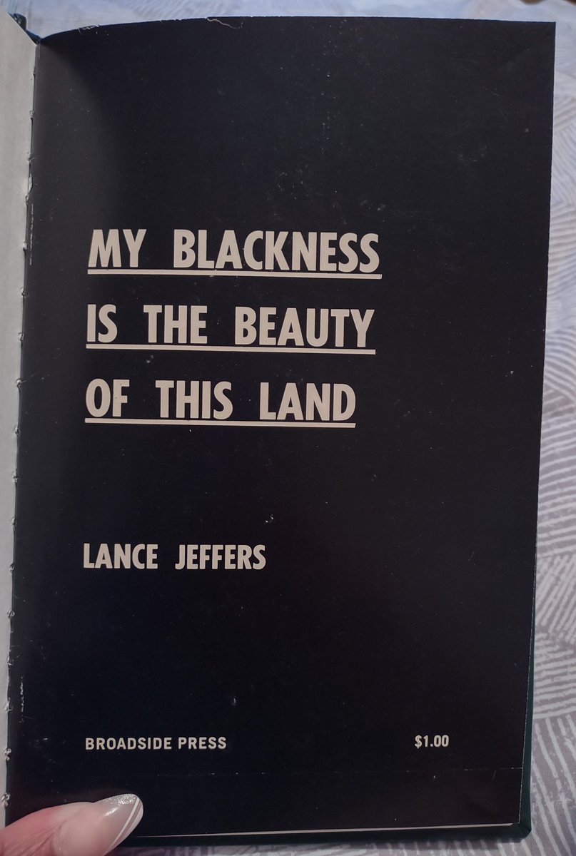 #TheSealeyChallenge Day 18

My Blackness is the Beauty of This Land by Lance Jeffers