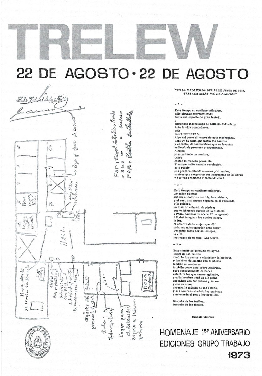 DemiAnSua's tweet photo. En el marco de la semana de los 50 años de la fuga y masacre de los compañeros acá en Trelew voy a compartir una serie de panfletos y flyers que publicaron las organizaciones revolucionarias durante 1972 y 1974. Son escaneos propios con descripción de año y autoría https://t.co/QaN1LmNgI1