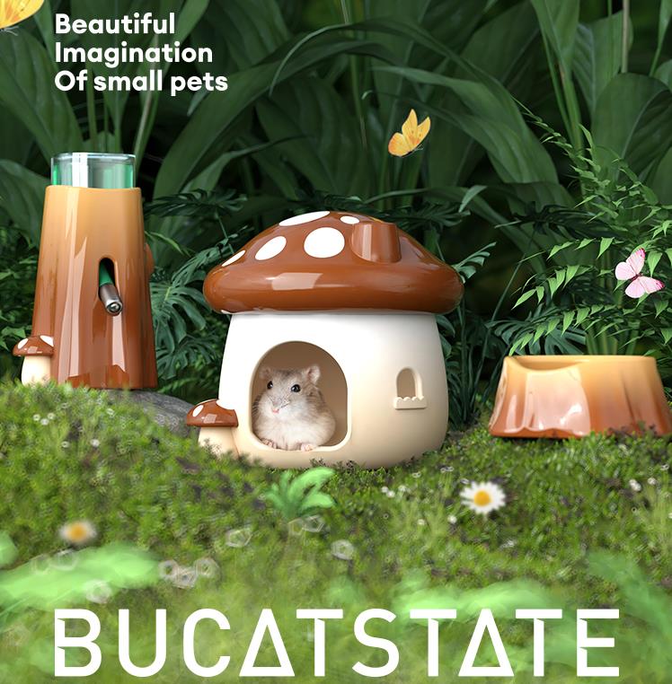 🌟NEW!【新品予告】魔法の森シリーズ 🍄キノコ型陶器ハウス&🤎切り株の
