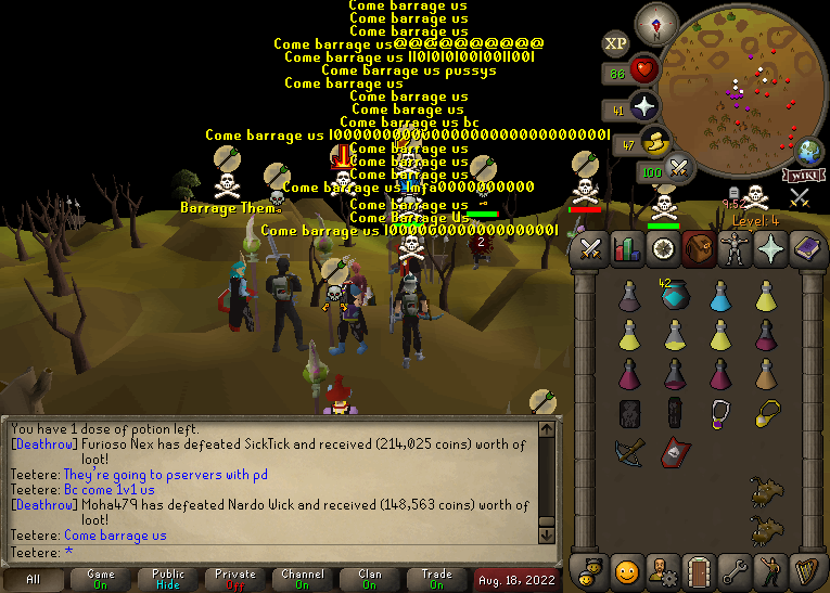 DeathrowRS's tweet photo. Another solid battle with our friends at @PurgatoryRs. Even after prepping @BeyondControlRS refused to step up and fight back. 

FULL TOPIC: https://t.co/Wjhbs8q6rr https://t.co/Uu2VC2ek2t