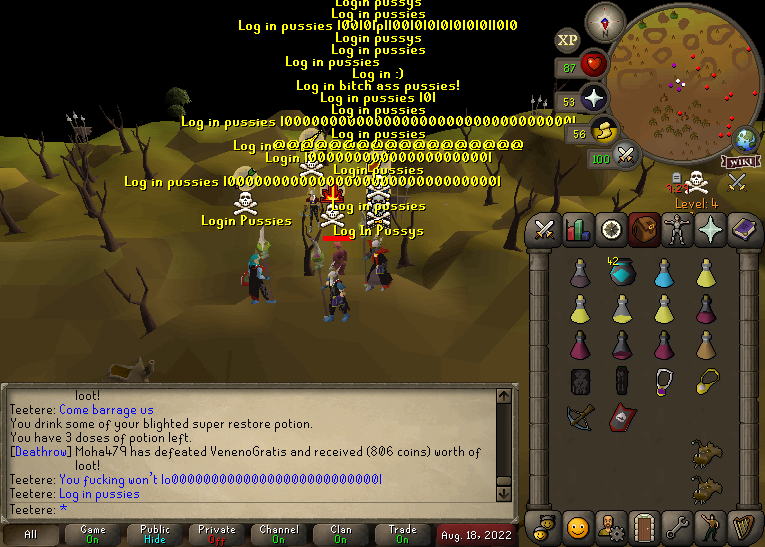 DeathrowRS's tweet photo. Another solid battle with our friends at @PurgatoryRs. Even after prepping @BeyondControlRS refused to step up and fight back. 

FULL TOPIC: https://t.co/Wjhbs8q6rr https://t.co/Uu2VC2ek2t