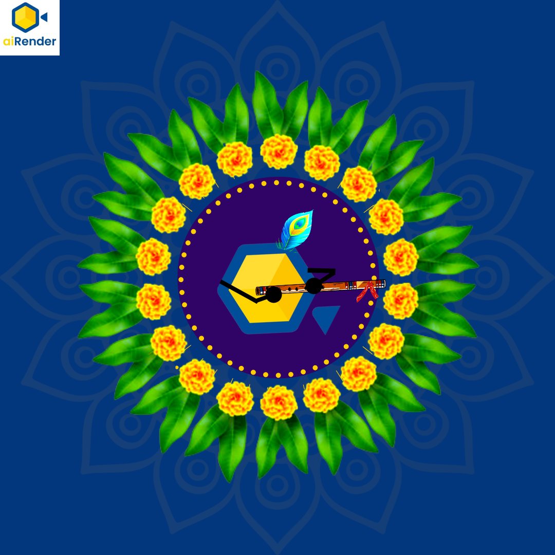 aiRenderTech's tweet photo. May the blessings of the Lord Krishna  shower upon us in abundance, may He bless our homes and families with joy, happiness and peace. Happy Krishna Janmashtami!
https://t.co/xModQTcS55
#KrishnaJanmashtami2022
#airender #aibee #hi https://t.co/Tu6S52nPfy