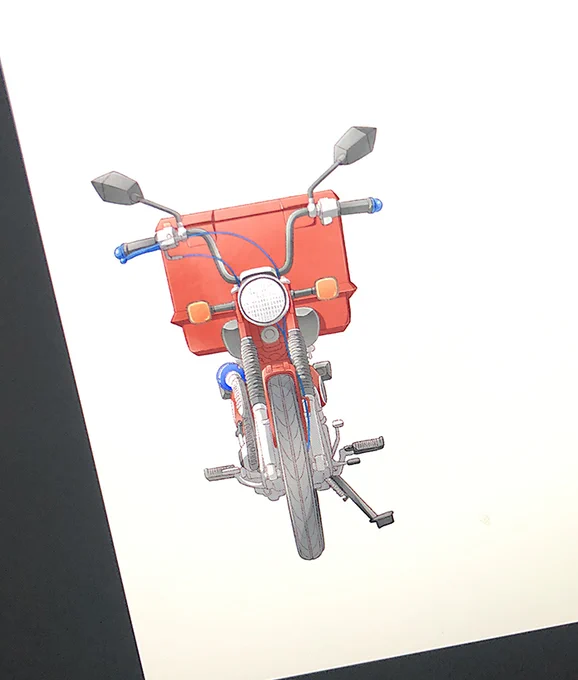 8月19日は「バイクの日」。なので今年描いたバイクを1枚目:捕まったときに資料した白バイ隊員な小熊2枚目:村井村さんの結城友奈ゲスト原稿3枚目:リンターフェイスさんのスーパーカブゲスト原稿4枚目:夏コミ新刊オマケの礼子#バイクの日 