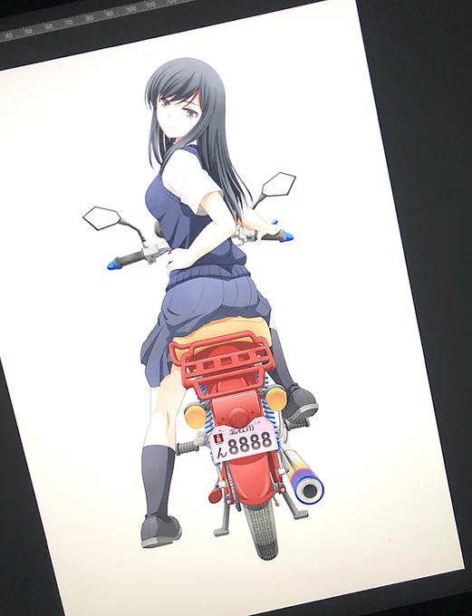 8月19日は「バイクの日」。なので今年描いたバイクを1枚目:捕まったときに資料した白バイ隊員な小熊2枚目:村井村さんの結城友奈ゲスト原稿3枚目:リンターフェイスさんのスーパーカブゲスト原稿4枚目:夏コミ新刊オマケの礼子#バイクの日 