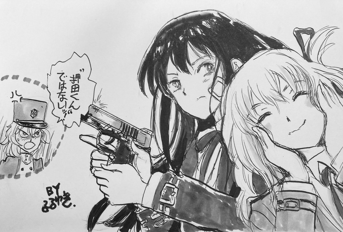 いきなり突飛なこと言うけど、もしこのアニメ2作がコラボしたら千束があんこうチームのⅣ号に「オーケー、あのビルに突っ込んで〜!」とか指示して、たきなが「市街地で戦車を投入するのは問題があります!」なんて止めそうな気がする。
#ガルパン
#リコリコ 