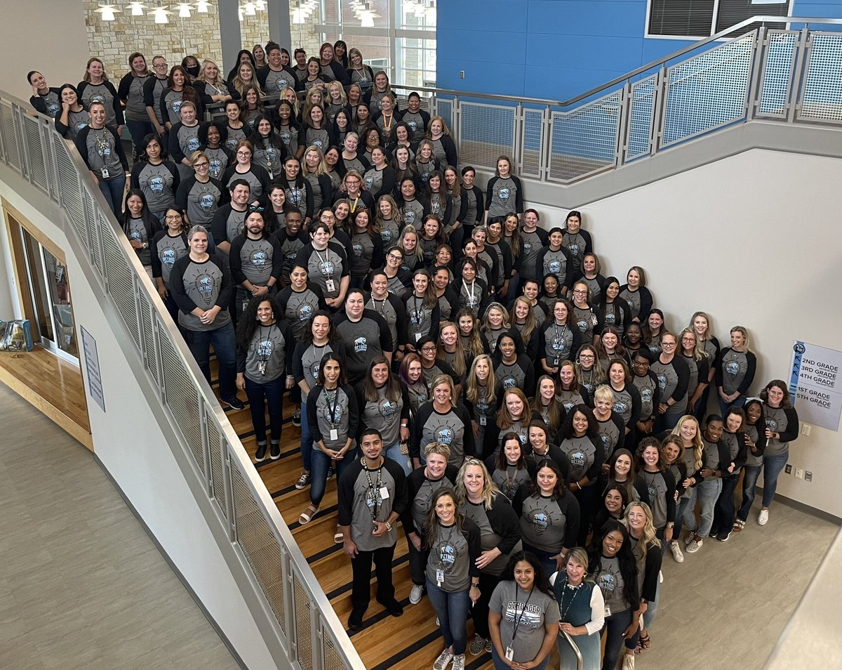 mrskaramorgan's tweet photo. This amazing elementary staff has been working so hard this week to connect with EVERY one of our kids. It is truly an honor to work by their side, as they make me a better person and leader. Look how big we are…the more to love!!  #bethkeelem #bethkelearns🦬💙 https://t.co/MhdETAtxqe