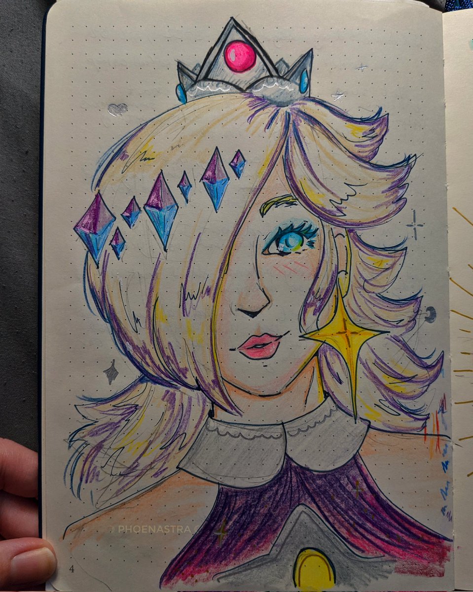 A drawing of Rosalina in my journal 🥺

#MK8D #MarioKartTour #MarioKart #Rosalina #MarioGalaxy