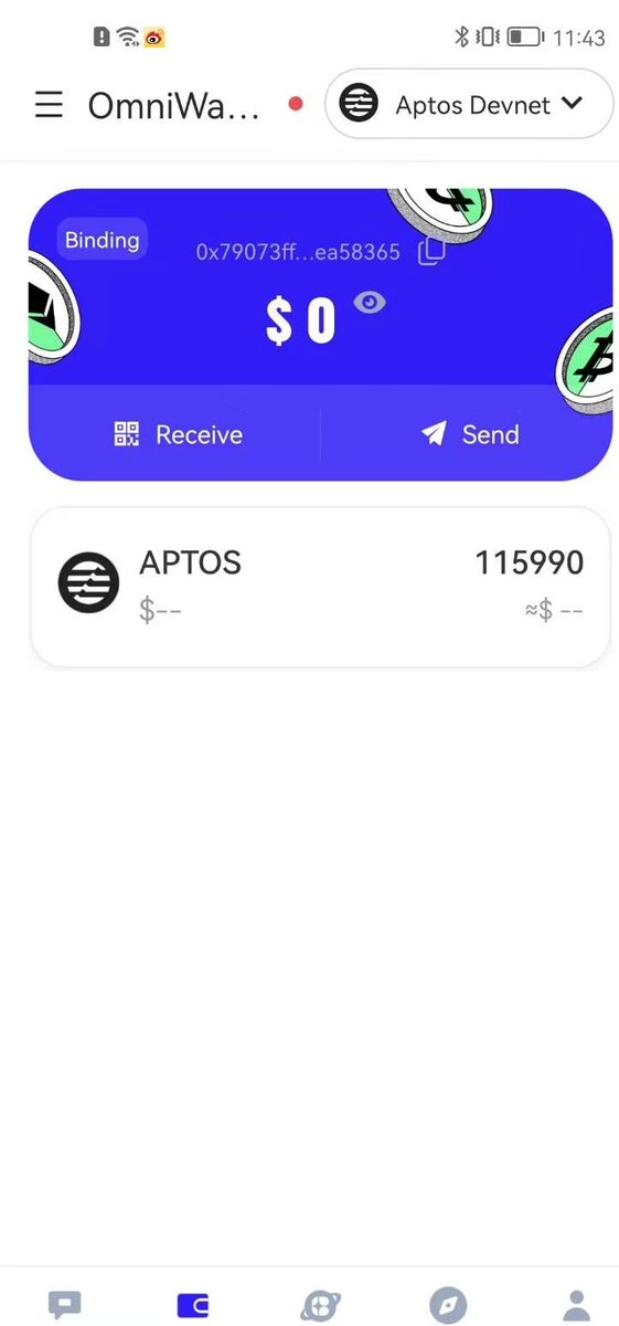 ComingChatApp's tweet photo. The first #Aptos mobile wallet app has gone live.🚀 @AptosLabs 

The Android version is available for download at: https://t.co/ztIebv91yM 
The Ios version will be available on the AppStore tomorrow. https://t.co/3MqMNI7CyI
