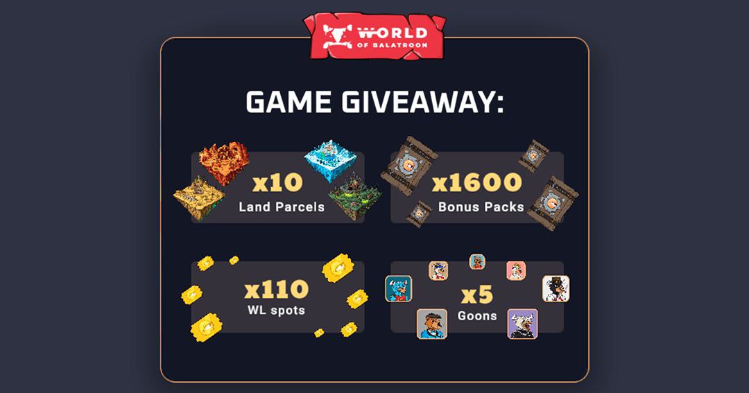 🔎World of Balatroom Airdrop 💎 GET FREE 1 NFT (for 1,725 random users)

➡️ Claim Here : wn.nr/BtKzJf

- Complete Gleam Tasks 
- Submit ETH Address